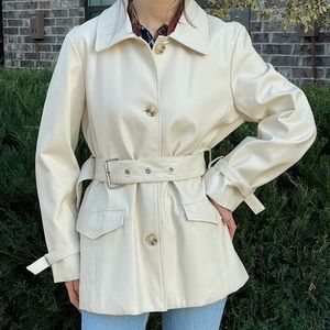 Faux leather jacket